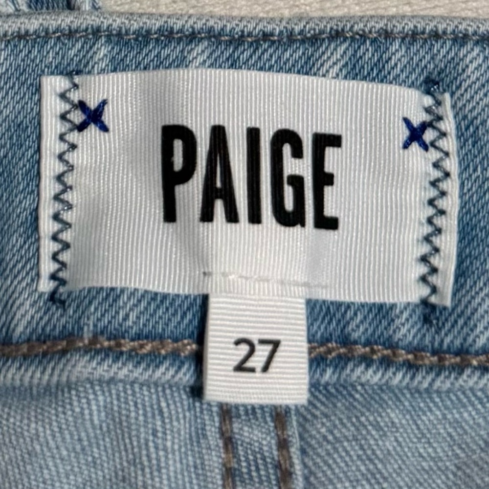 PAIGE Women's Sky Blue Denim Overalls, Size 27
Like New - Picture 2 of 12